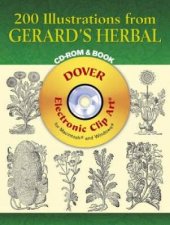 200 Illustrations from Gerards Herbal CDROM and Book