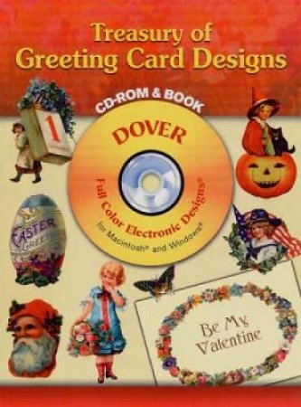 Treasury of Greeting Card Designs CD-ROM and Book by CAROL BELANGER GRAFTON