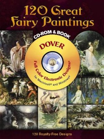 120 Great Fairy Paintings CD-ROM and Book by JEFF A. MENGES
