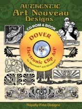 Authentic Art Nouveau Designs CDROM and Book