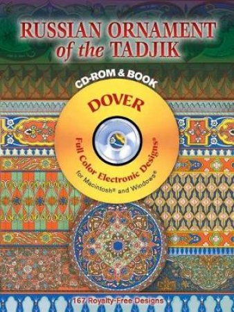 Russian Ornament of the Tadjik CD-ROM and Book by DOVER