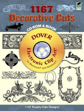 1167 Decorative Cuts CD-ROM and Book by CAROL BELANGER GRAFTON