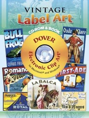 Vintage Label Art CD-ROM and Book by CAROL BELANGER GRAFTON