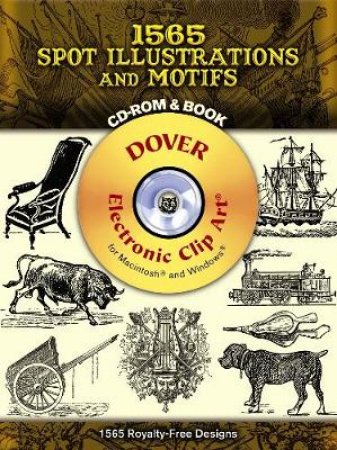 1565 Spot Illustrations and Motifs CD-ROM and Book by DEBERNY TYPE FOUNDRY