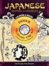 Japanese Motifs and Designs CDROM and Book