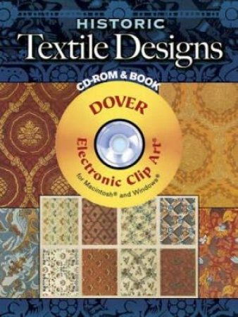 Historic Textile Designs CD-ROM and Book by M. DUPONT-AUBERVILLE
