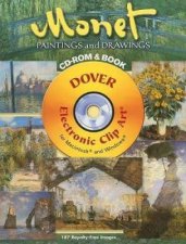Monet Paintings and Drawings CDROM and Book