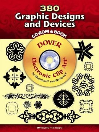 380 Graphic Designs and Devices CD-ROM and Book by DOVER