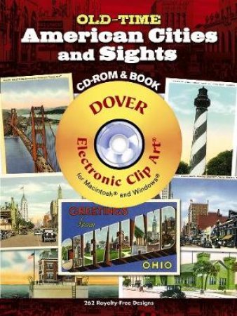 Old-Time American Cities and Sights CD-ROM and Book