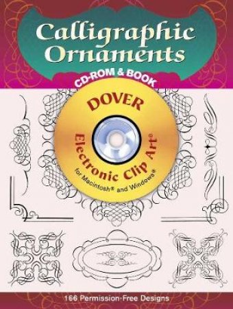 Calligraphic Ornaments CD-ROM and Book by DOVER