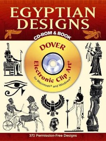 Egyptian Designs CD-ROM and Book by DOVER