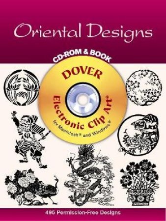 Oriental Designs CD-ROM and Book by DOVER