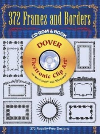 372 Frames and Borders CD-ROM and Book by DOVER