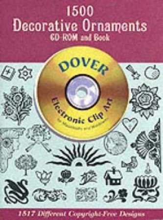 1500 Decorative Ornaments CD-ROM and Book by DOVER