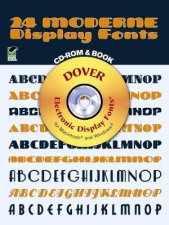 24 Moderne Display Fonts CDROM and Book