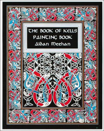 Book Of Kells Painting Book by Meehan Aidan