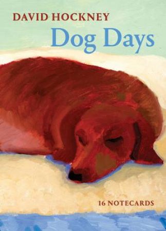 David Hockney Dog Days: Notecards by David Hockney