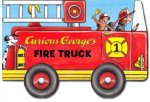 Curious Georges Fire Truck Mini movers shaped board books