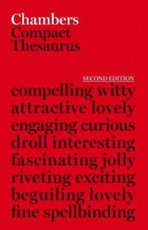 Chambers Compact Thesaurus by Chambers