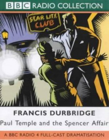 Paul Temple And The Spencer Affair - Cassette by Francis Durbridge