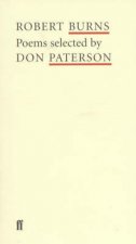 Poet To Poet Robert Burns Poems Selected By Don Paterson
