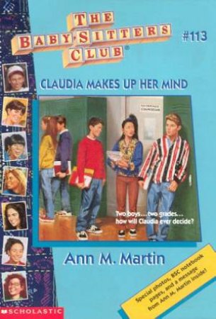 Claudia Makes Up Her Mind by Ann M Martin