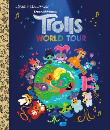 LGB Trolls World Tour Little Golden Book by David Lewman
