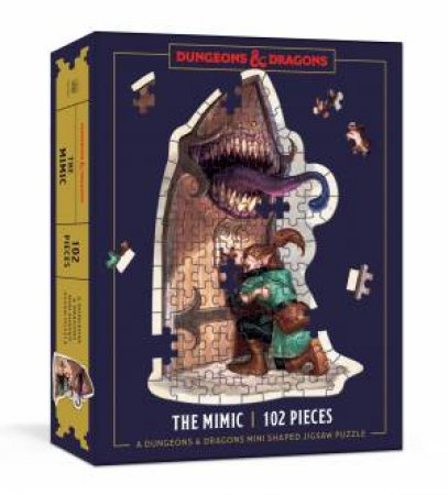 Dungeons & Dragons Mini Shaped Jigsaw Puzzle by Official Dungeons & Dragons Licensed