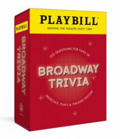 Playbill Broadway Trivia by Playbill
