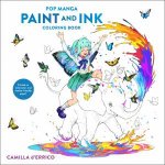Pop Manga Paint and Ink Coloring Book