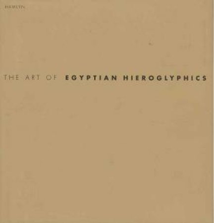 The Art Of Egyptian Hieroglyphics by David Sandison
