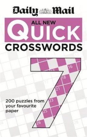Daily Mail All New Quick Crosswords 7 by Various
