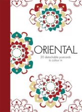 Oriental 20 detachable postcards to colour in