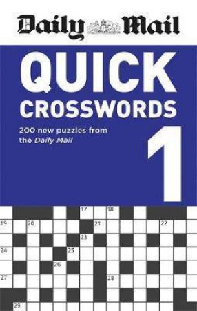 Daily Mail Quick Crosswords Volume 1 by Various