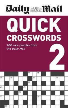 Daily Mail Quick Crosswords Volume 2 by Various
