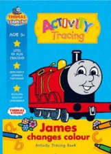 Thomas Learning Reading Activity Book James Changes Colour