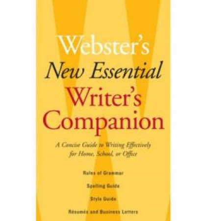 Webster's New Essential Writer's Companion