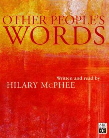 Other People's Words - CD by Hilary McPhee