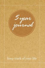 5 Year Journal Keep Track of Your Life