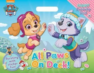 PAW Patrol All Paws On Deck Giant Activity Pad by Lake Press