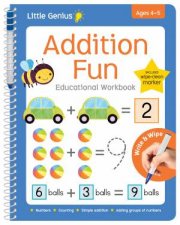 Little Genius Write  Wipe Workbook Addition Fun