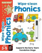 Gold Stars Wipe Clean Workbook Phonics