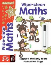 Gold Stars Wipe Clean Workbook Maths