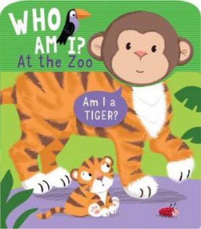 Who Am I Board Book At The Zoo by Mandy Stanley