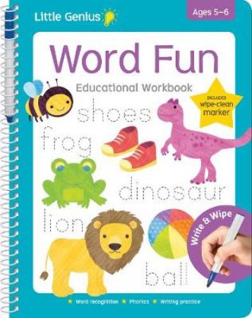 Little Genius Write & Wipe Word Fun by Various