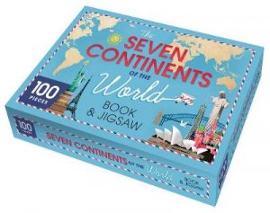Seven Continents of the World Book and Floor Puzzle by Lake Press