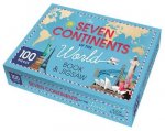 Seven Continents of the World Book and Floor Puzzle