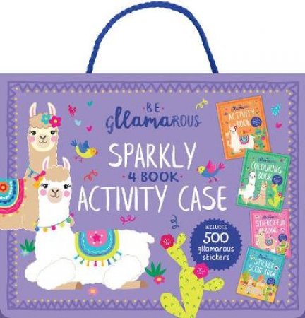 Be Gllamarous Sparkly Activity Case by Lake Press