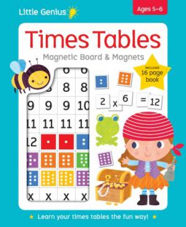 Little Genius Times Tables Magnetic Board & Magnets by Various