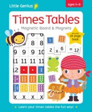 Little Genius Times Tables Magnetic Board  Magnets